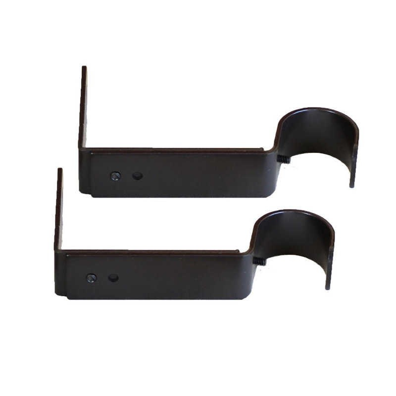 Symple Stuff Petrovich Adjustable Curtain Mounting Bracket & Reviews